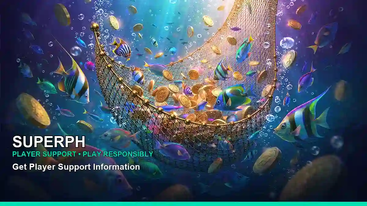 SUPERPH casino fishing games shown in a Philippine player-focused game interface