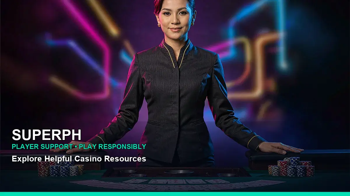 SUPERPH close-up view of live casino table games designed for mobile play