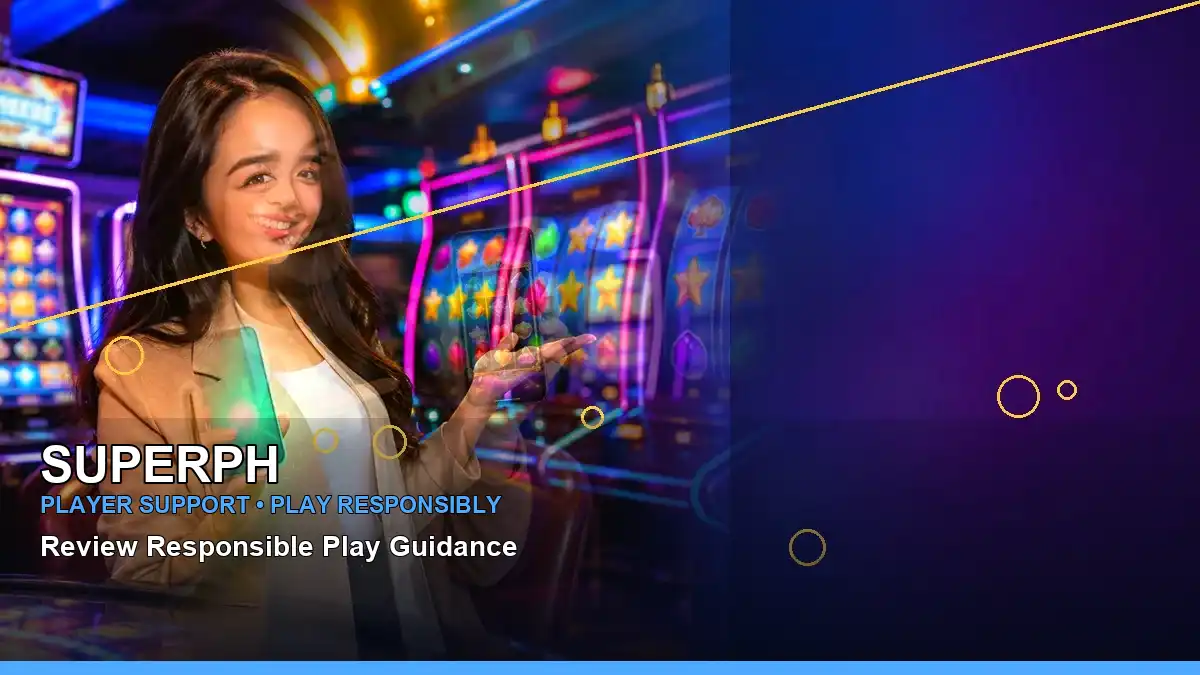 SUPERPH Ice and Fire mobile casino guide with game features and responsible-play reminders for Philippine players aged 21+.
