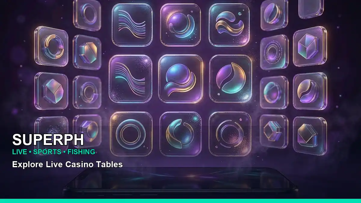 SUPERPH mobile casino app download layout for Philippine players